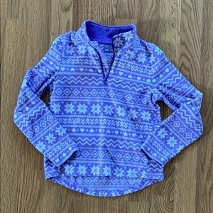 Jumping beans purple fleece size 7